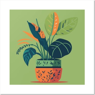 Cute Houseplant Posters and Art